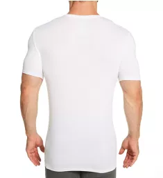 Second Skin Stay-Tucked V-Neck Undershirt WHT S