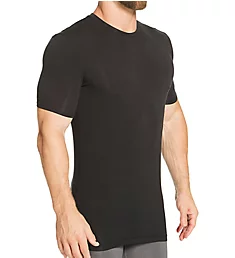 Second Skin Stay-Tucked Crew Neck Undershirt BLK S