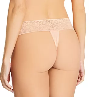 Cool Cotton Lace Thong