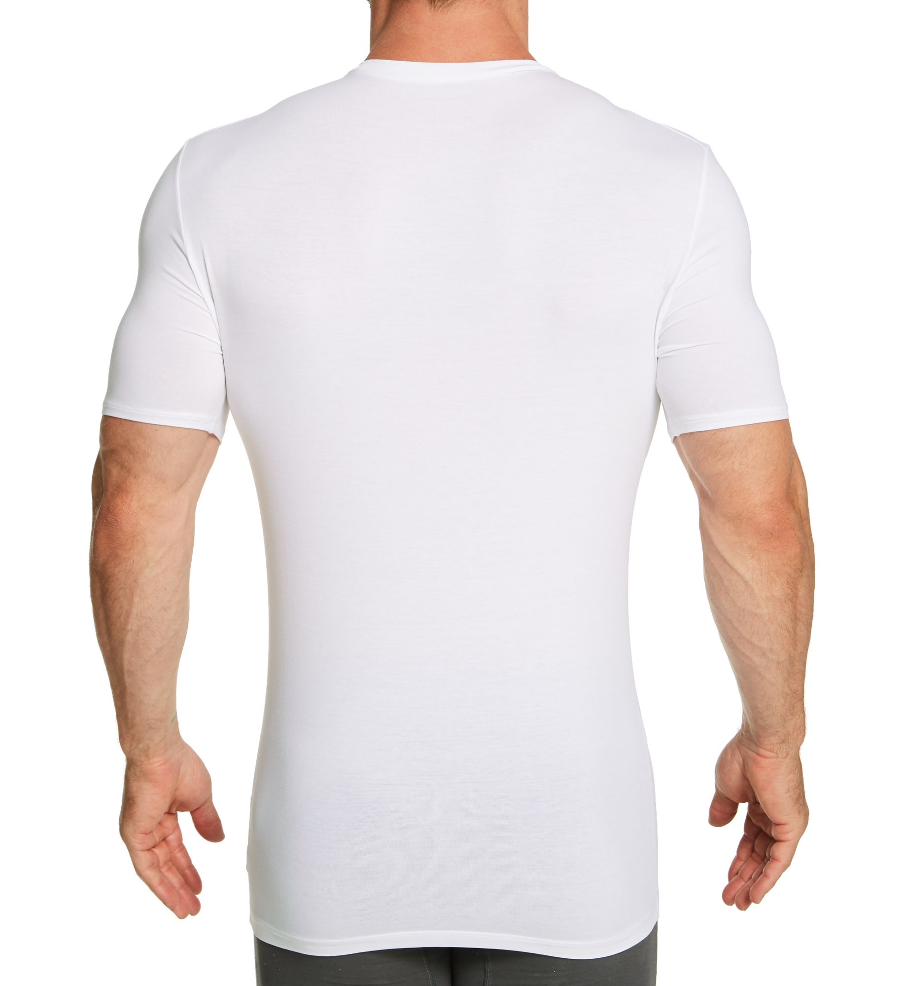 Tommy John Cool Cotton Crew Neck Undershirt White S  - Image 2