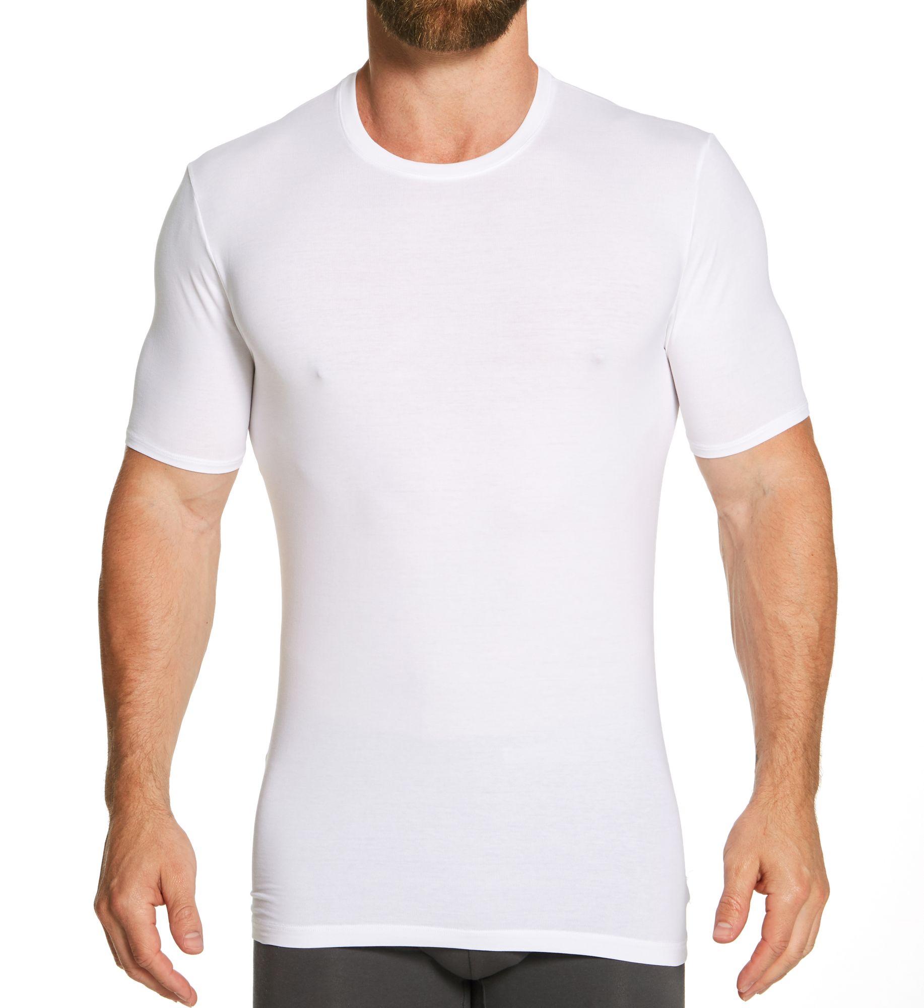 Tommy John Cool Cotton Crew Neck Undershirt White S  - Image 1