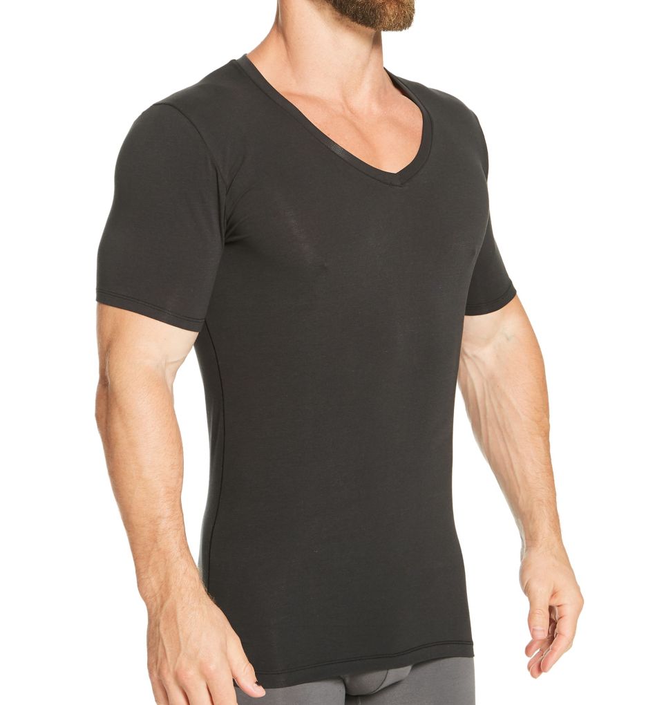 deep v undershirt