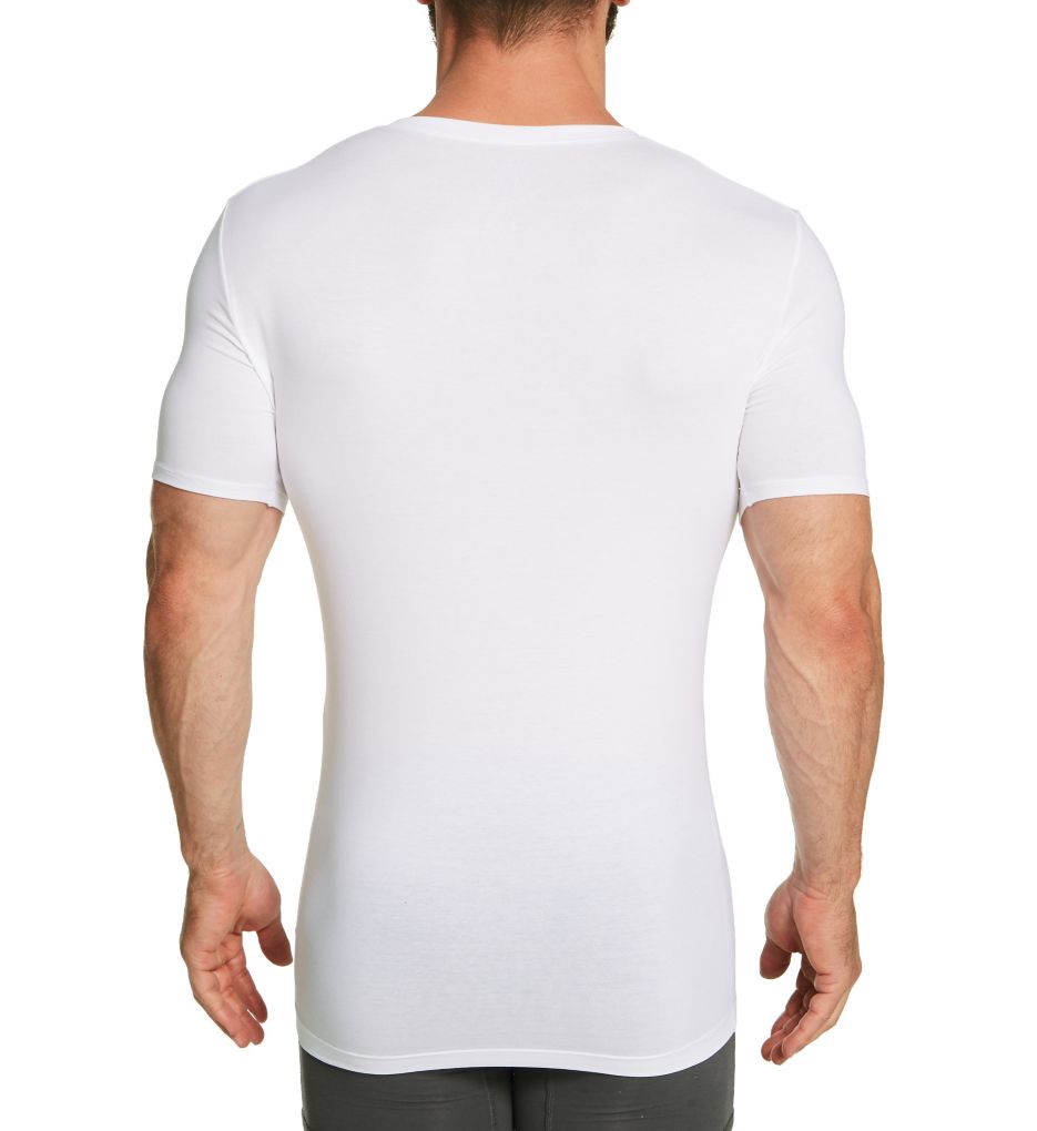 Tommy John Cool Cotton Deep V Undershirt 1001113 - Image 2