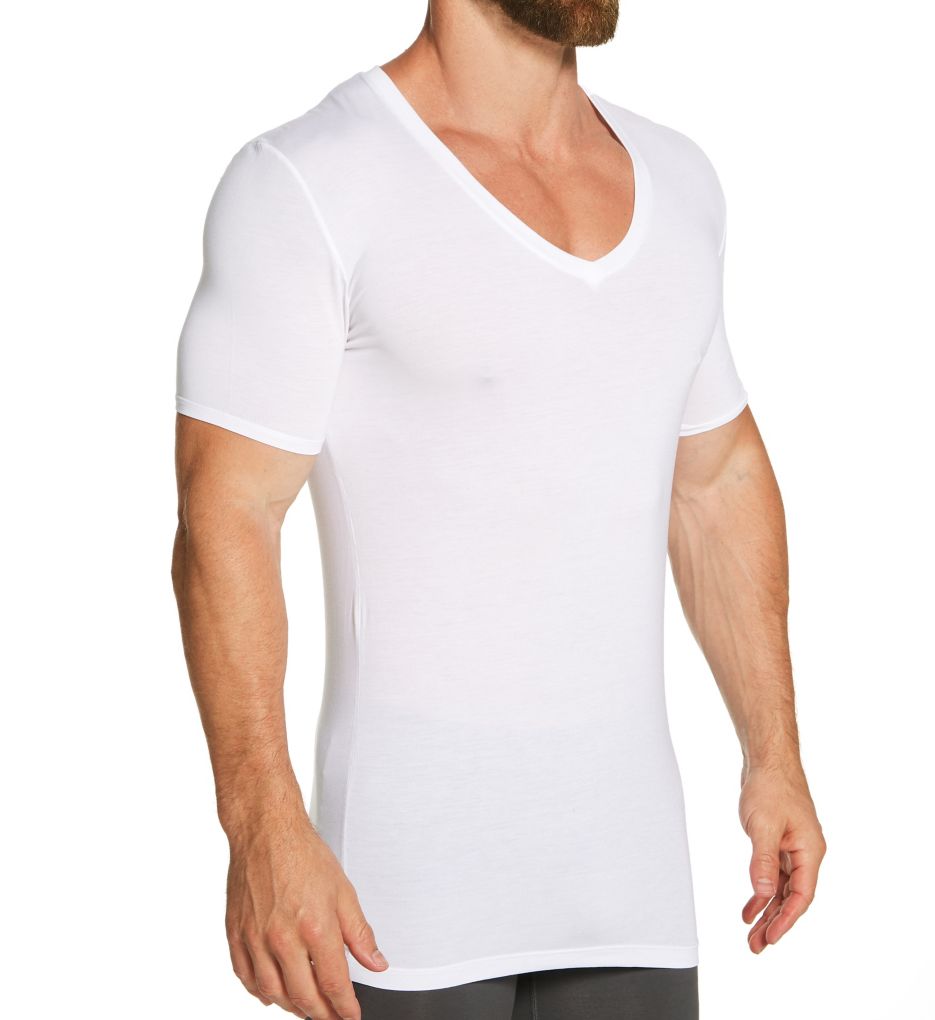 Image of Second Skin Stay-Tucked Deep V Undershirt