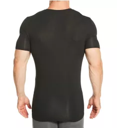 Second Skin Stay-Tucked Deep V Undershirt Black 3XL