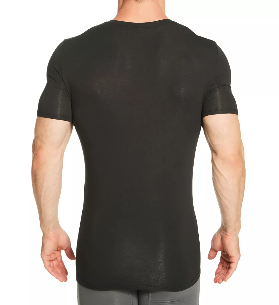 Tommy John Second Skin Stay-Tucked Deep V Undershirt 1001115 - Image 2