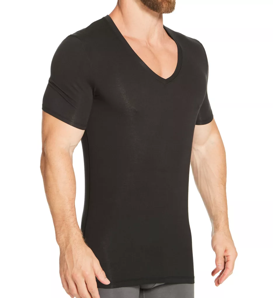 Tommy John Second Skin Stay-Tucked Deep V Undershirt 1001115