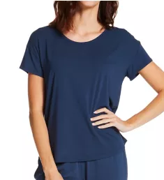 Second Skin Lounge T-Shirt Dress Blues S