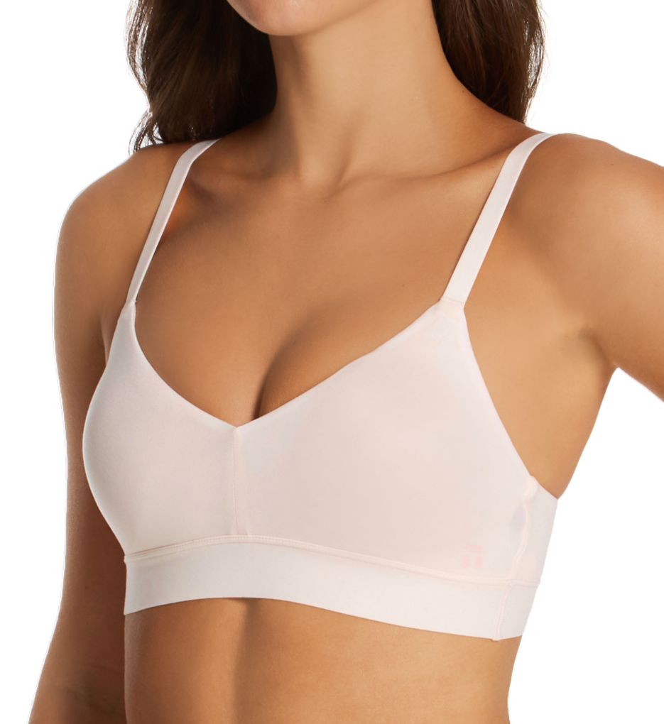 Tommy John Women's Bralette, Triangle, Second Skin Fabric, No Underwire  with Adjustable Straps & Removable Pads (D-DD) 