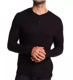 Lounge Modal Blend Henley Black M