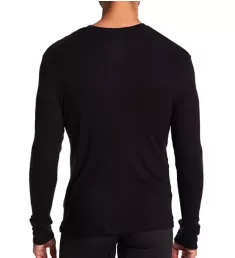 Lounge Modal Blend Henley Black M