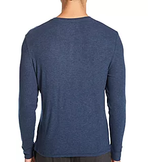 Lounge Modal Blend Henley Dress Blues Heather 2XL