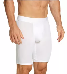 Second Skin Long Leg Boxer Brief White S