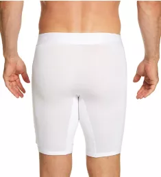 Second Skin Long Leg Boxer Brief White S