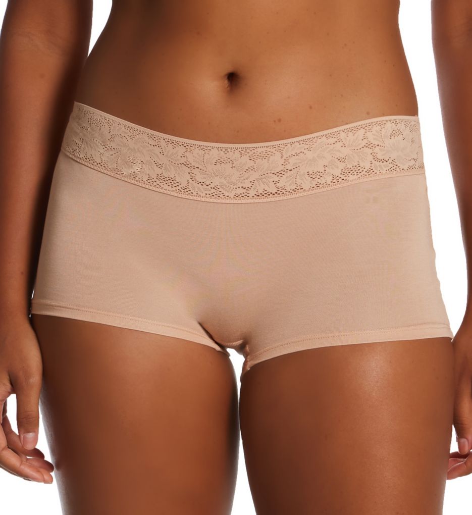 Tommy John Second Skin Lace Waist Boyshort Panty 1001875 - Image 1