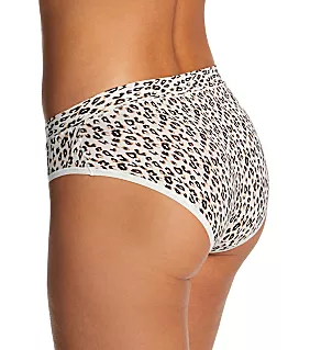 Cool Cotton Breathable Brief Panty Natural Leopard 2X
