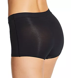 Cool Cotton Breathable Boyshort Panty Black XS