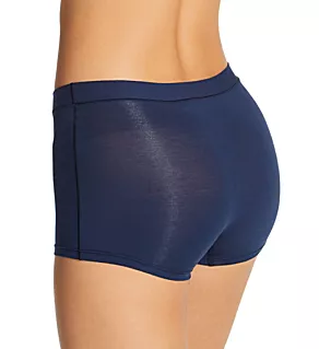 Cool Cotton Breathable Boyshort Panty Navy XS