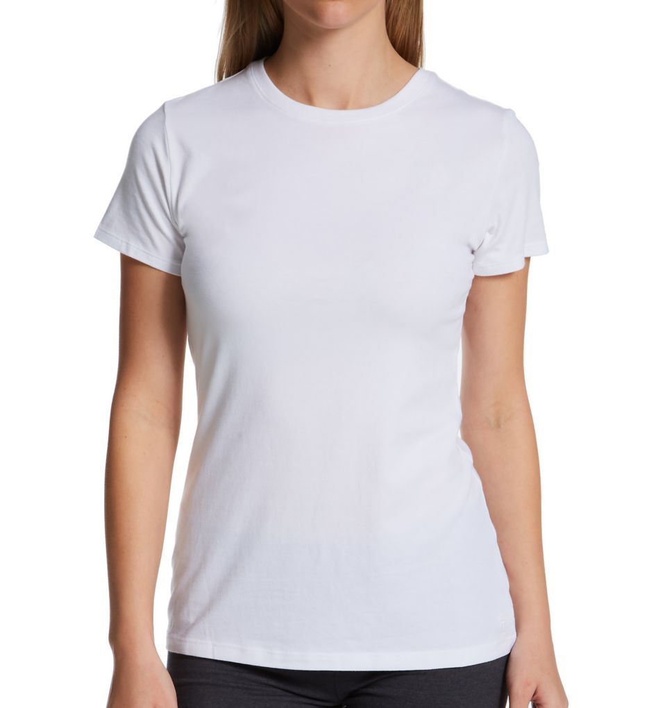 Pima Cotton Blend Crew Neck Tee-gs