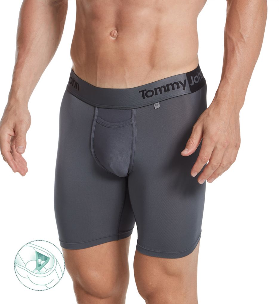  Hammock Support Underwear For Men Long Leg Boxer Briefs US XL  Black