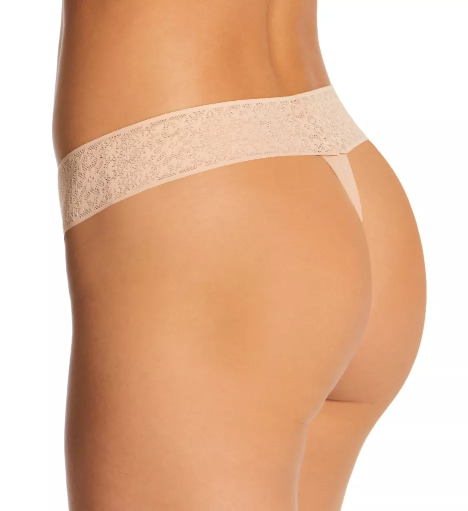 Cool Cotton Lace Waist Thong