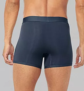 Cool Cotton 4 Inch Trunk - 2 Pack Black/Navy M