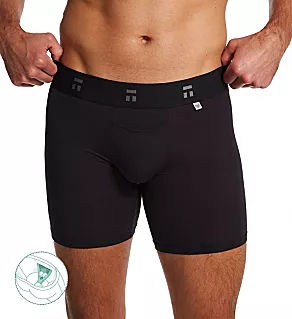 Air Mesh Hammock Pouch 6 Inch Boxer Brief Black S