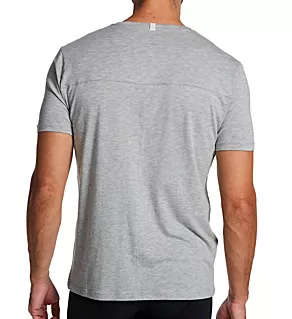 Second Skin V-Neck T-Shirt Heather Grey XL