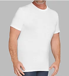 Second Skin Stay-Tucked Crew Neck T-Shirt - 2 Pack White S