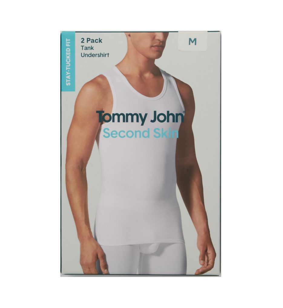 Tommy John Second Skin Stay-Tucked Tank - 2 Pack 1003727 - Image 3