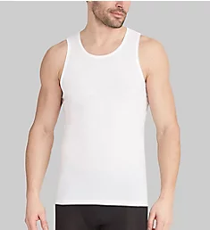 Cool Cotton Stay-Tucked Tank - 2 Pack White S