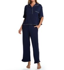 Downtime Short Sleeve Pajama Pant Set