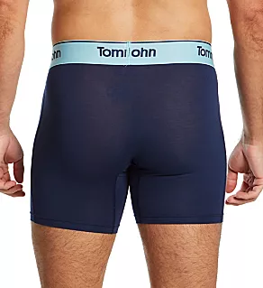 Second Skin Boxer Brief - 3 Pack Dress Blue/Hide Tide 2XL