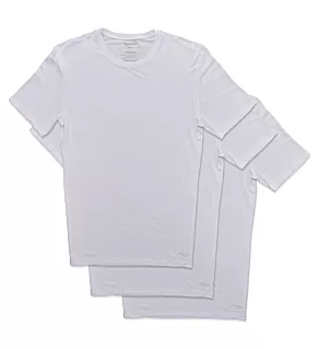 Second Skin Stay Tucked Crew Neck T-Shirt - 3 Pack White 2XL