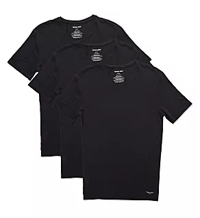 Second Skin Stay Tucked V-Neck T-Shirt - 3 Pack Black L