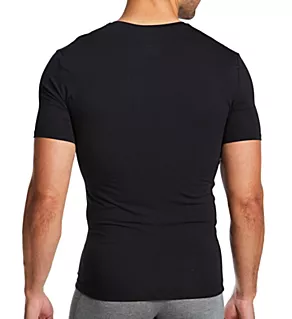 Second Skin Stay Tucked V-Neck T-Shirt - 3 Pack Black L