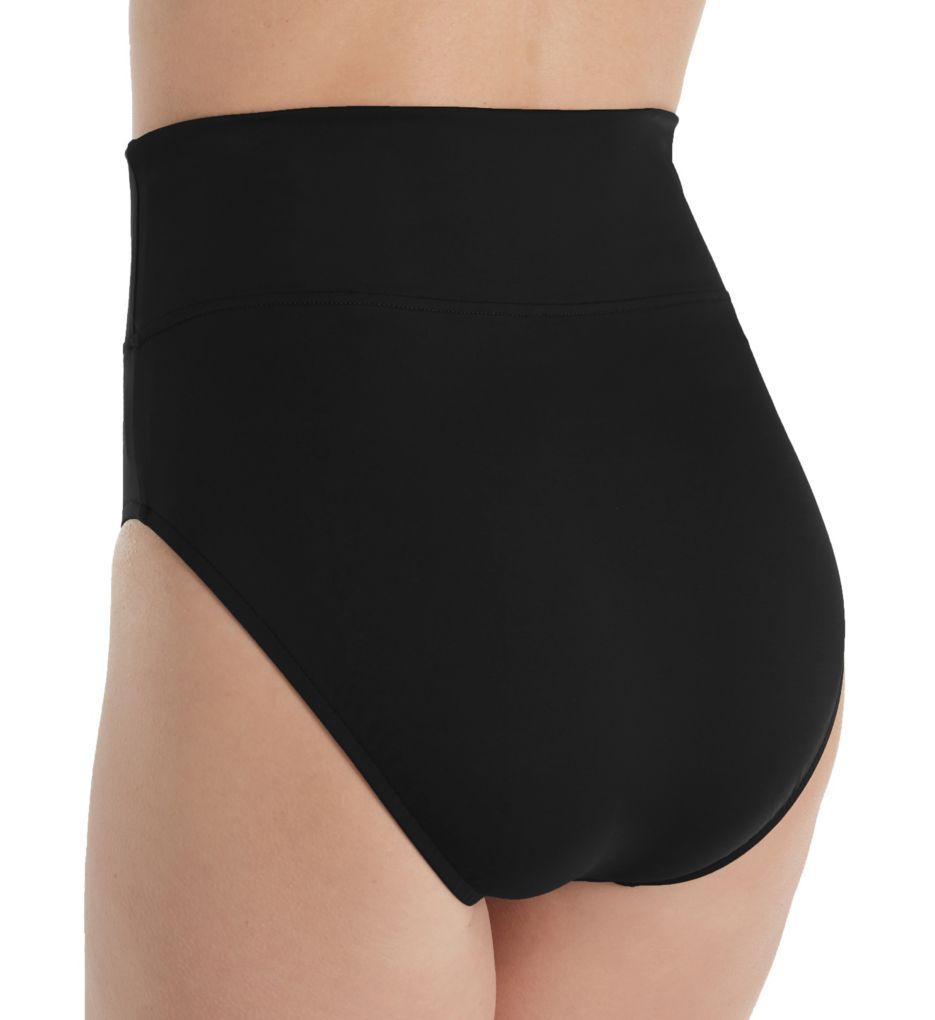 Solids Convertible Fold Tummy Control Swim Bottom