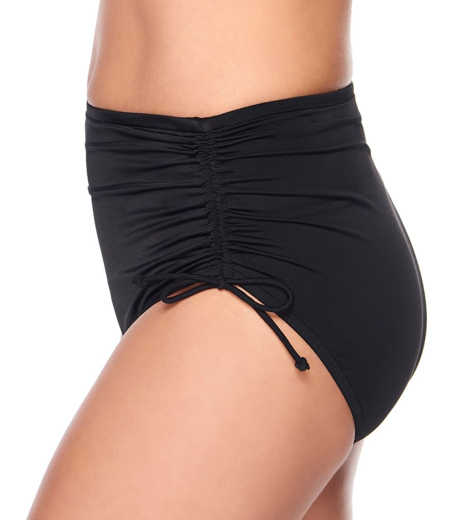 Solid Side Tie Swim Bottom-fs