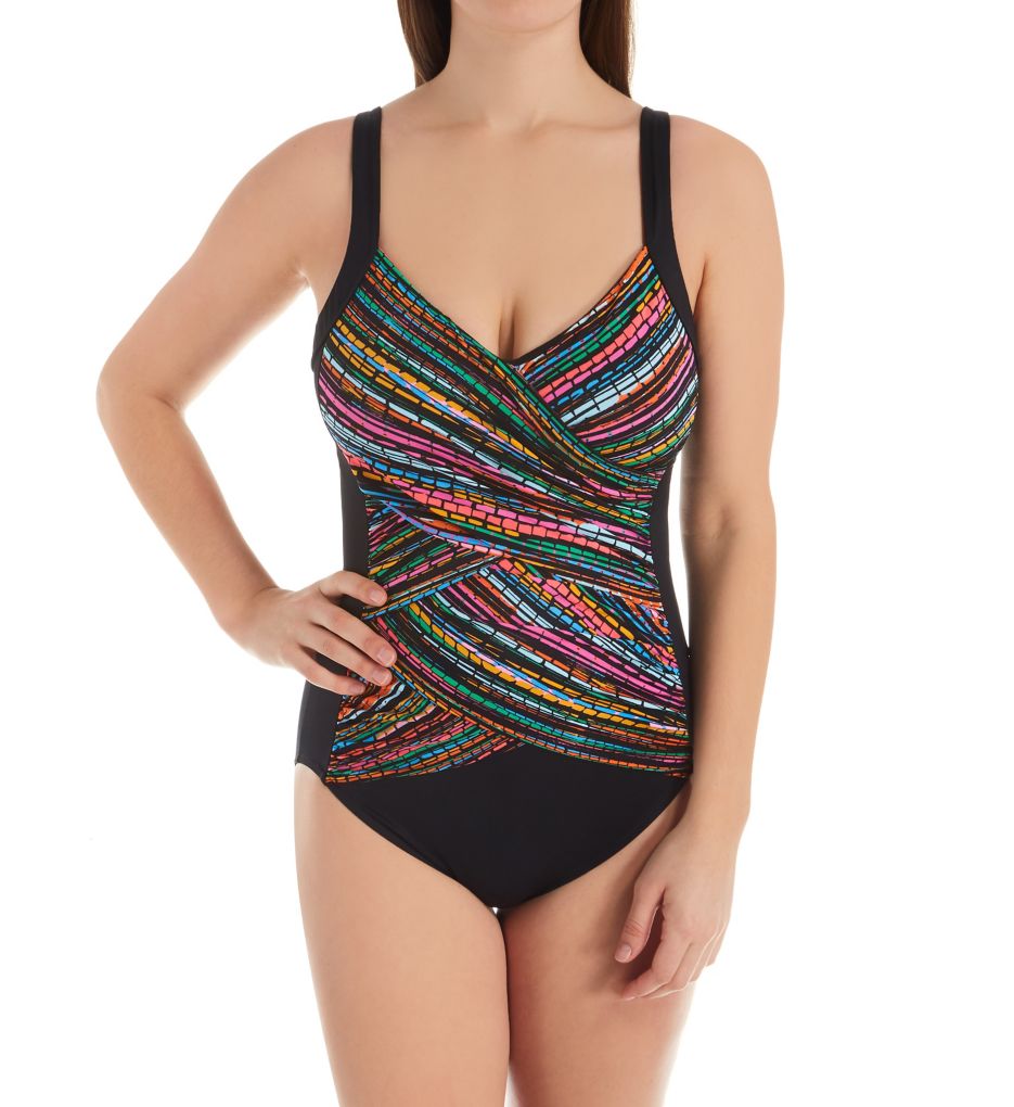 City Lights Randi Slimming One Piece Swimsuit-fs