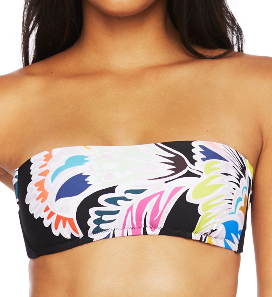 tie back strapless bikini top