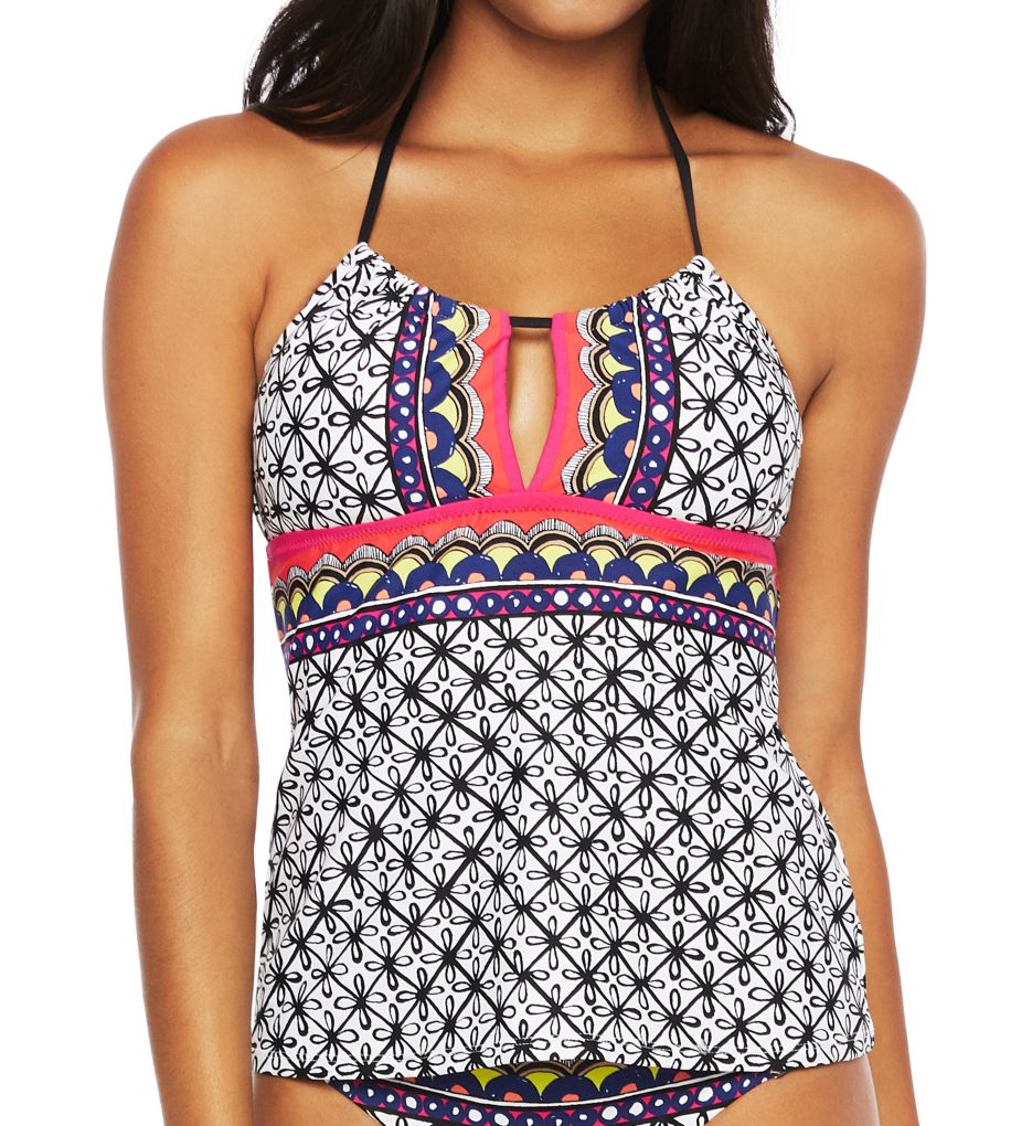 Tanzania Scarf Adjustable Tankini Swim Top-gs