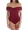 Trina Turk Getaway Solids Twist Bandeau One Piece Swimsuit TT9HB13 - Image 1