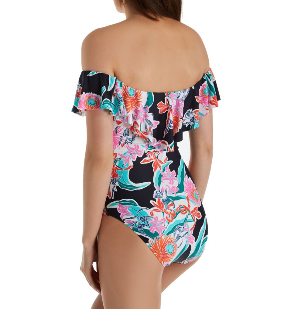 Tropic Wave Off The Shoulder One Piece Swimsuit