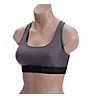 Under Armour Armour Crossback Heather Mid Impact Sports Bra 1310459 - Image 5