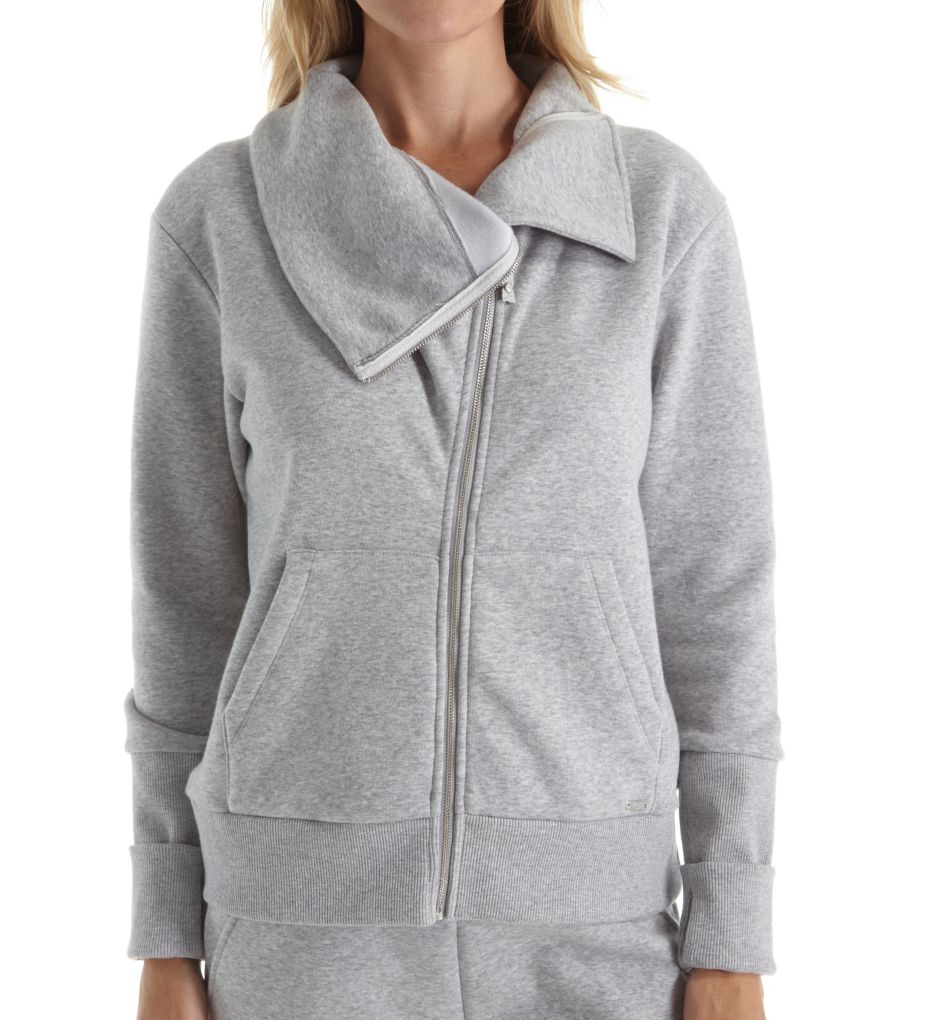 Pauline Double Knit Fleece Zip Jacket-fs