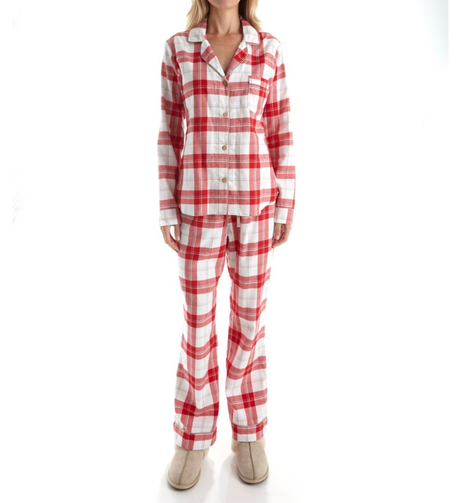 Raven Flannel Plaid PJ Set-fs