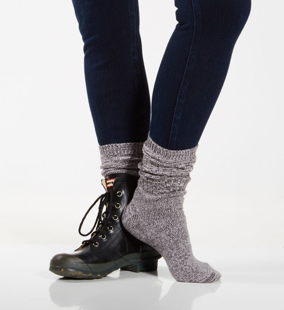 Rib Knit Slouchy Crew Sock-cs6