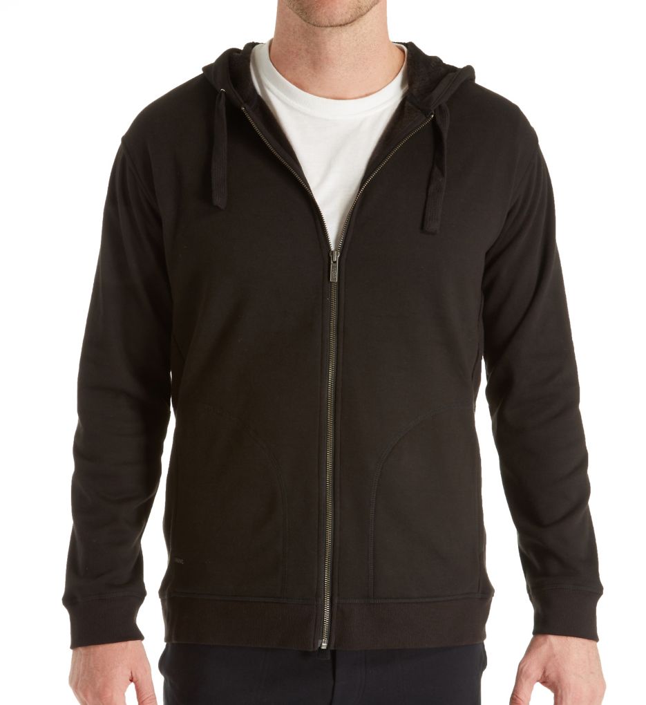 Elliot Lightweight Double Knit Fleece Hoodie-fs