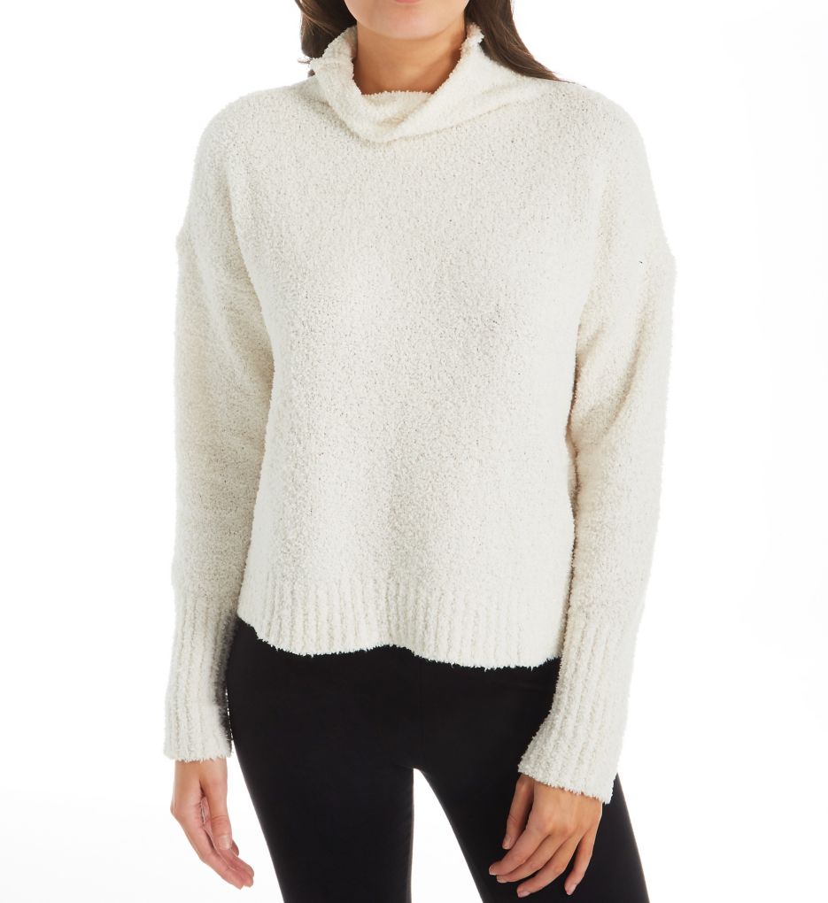 Sage Fluffy Knit Sweater-fs