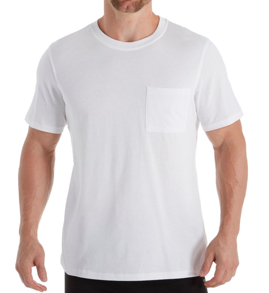 Benjamin Jersey Knit Pocket T- Shirt-fs